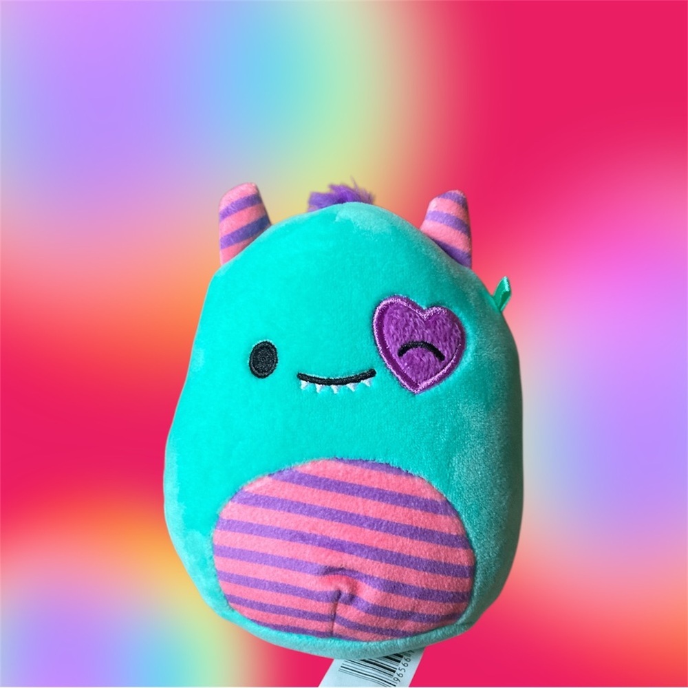 5” Squishmallows Leon the Monster plush toy NWOT